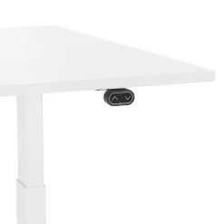 Bureau réglable en hauteur électrique 'TRONIK' blanc