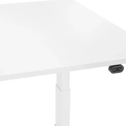 Bureau réglable en hauteur électrique 'TRONIK' blanc