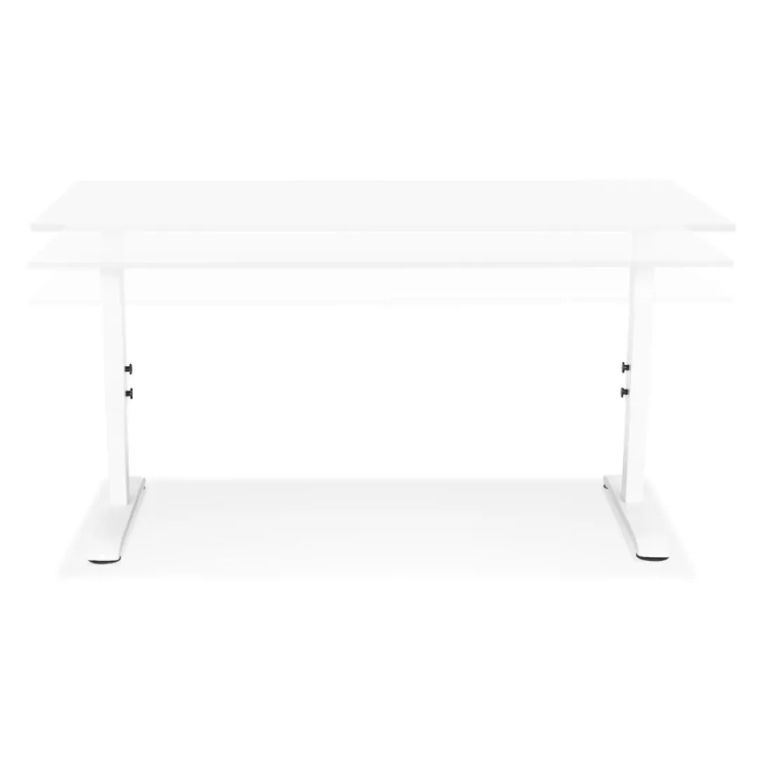 Bureau réglable en hauteur 'OSMOSE' blanc