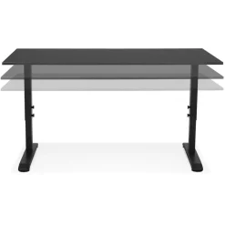 Bureau réglable en hauteur 'OSMOSE' noir