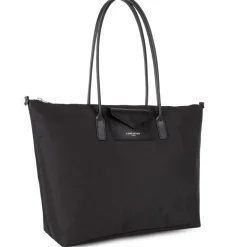 Cabas Epaule Noir Zippé Taille L SMART KBA - Lancaster en tissu