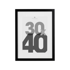 Cadre photo noir 30x40