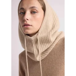 Cagoule unisexe TESSA en cachemire creme