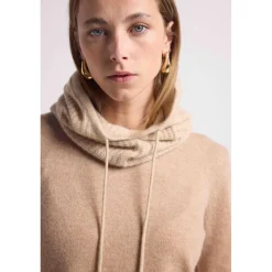 Cagoule unisexe TESSA en cachemire creme