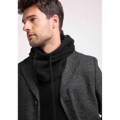 Cagoule unisexe TESSA en cachemire noir