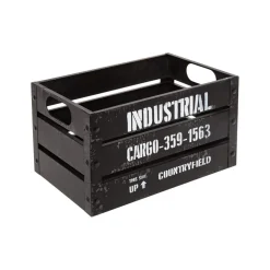 Caisse Cagette Noir x 3 Industrial
