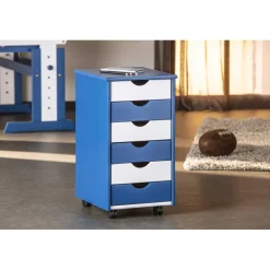 Caisson Bleu 6 tiroirs EPPO