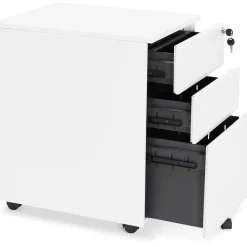 Caisson de rangement à roulettes blanc SEGA