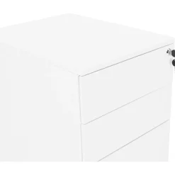 Caisson de rangement à roulettes blanc SEGA