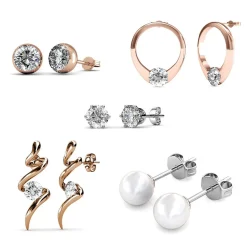 Calendrier De L'avent 24 Bijoux avec Finitions Or Rose