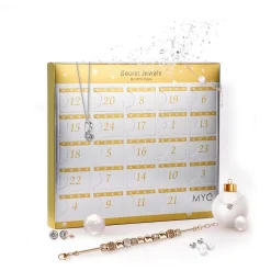 Calendrier De L'avent 24 Bijoux avec Finitions Or Rose