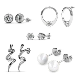 Calendrier De L'avent 24 Bijoux avec Finitions Argentées
