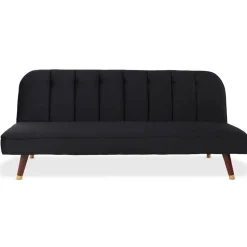 Canapé convertible clic-clac Olympia Velours Noir