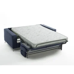Canapé convertible express Bleu 3 places CARLA