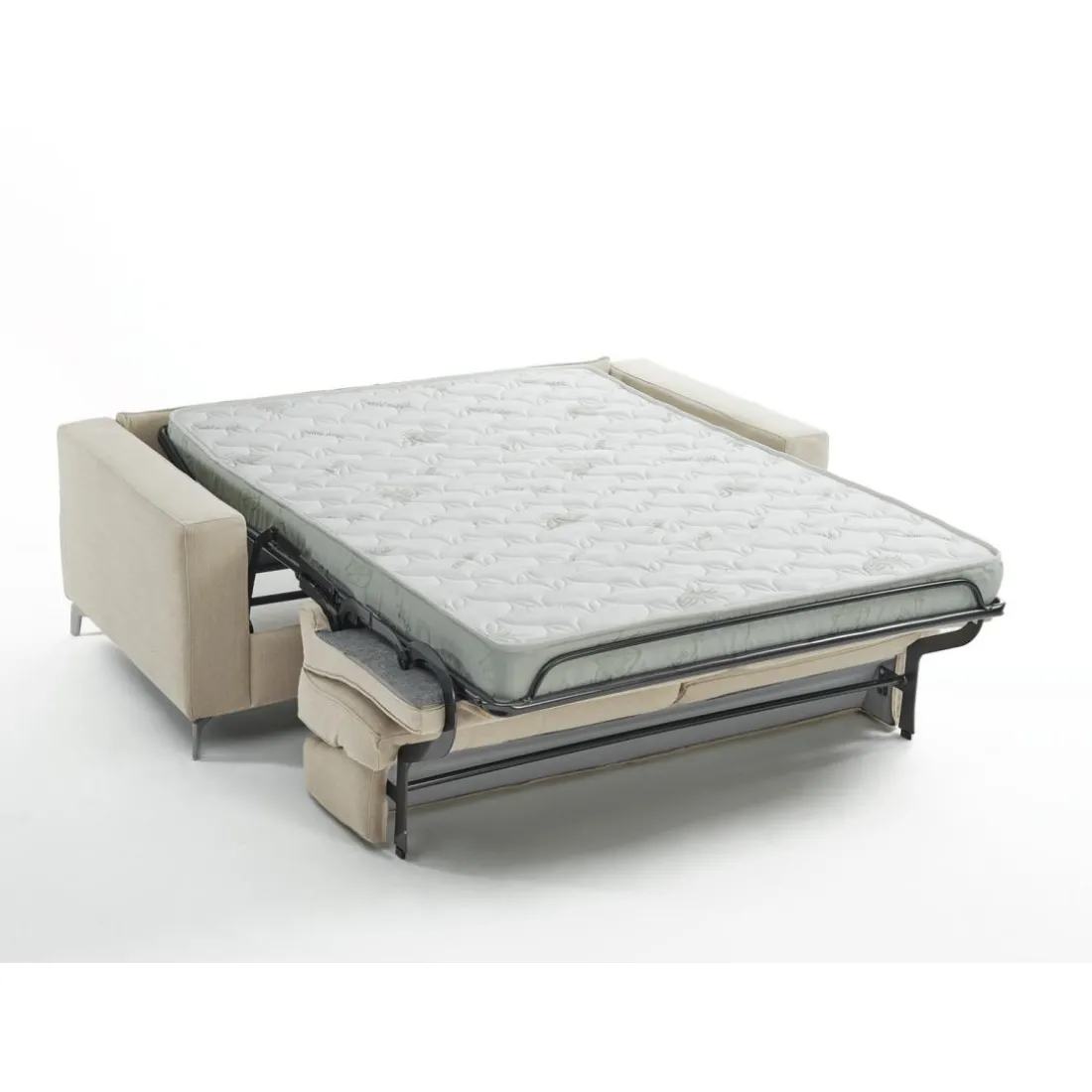 Canapé convertible express Beige 3 places CARLA