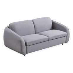 Canapé convertible express Naturali Tissu Gris clair