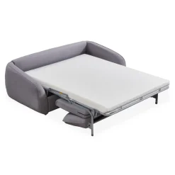 Canapé convertible express Naturali Tissu Gris clair