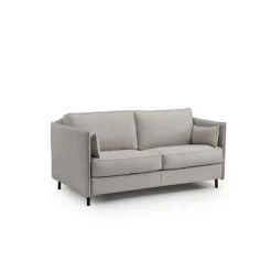Canapé convertible express Gris Clair 3 places ELISA