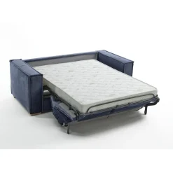 Canapé convertible express Bleu Nuit 3 places ISABELLA