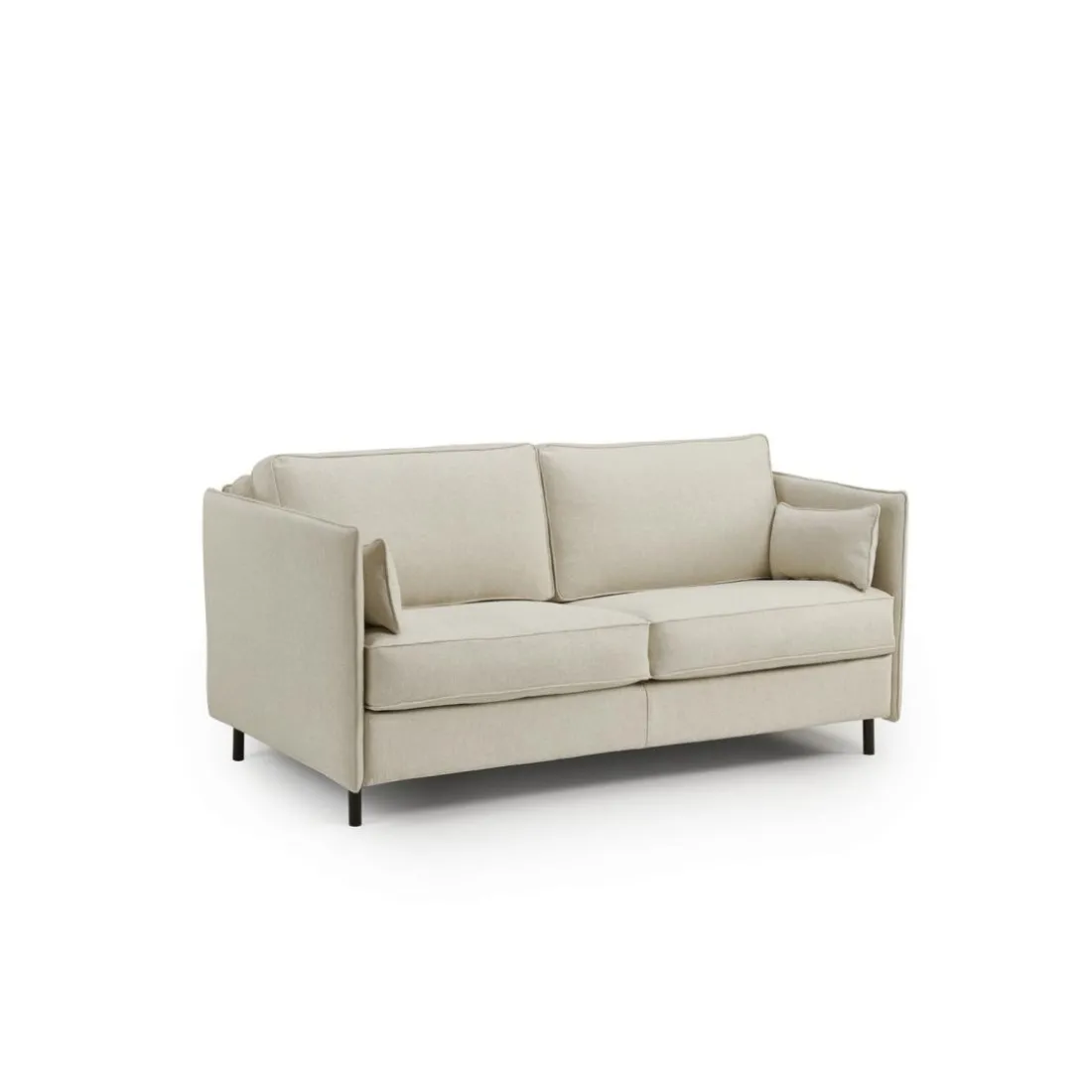 Canapé convertible express Beige 3 places ELISA