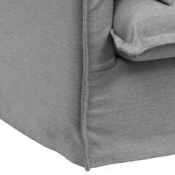 Canapé convertible Odilon 3 places gris clair