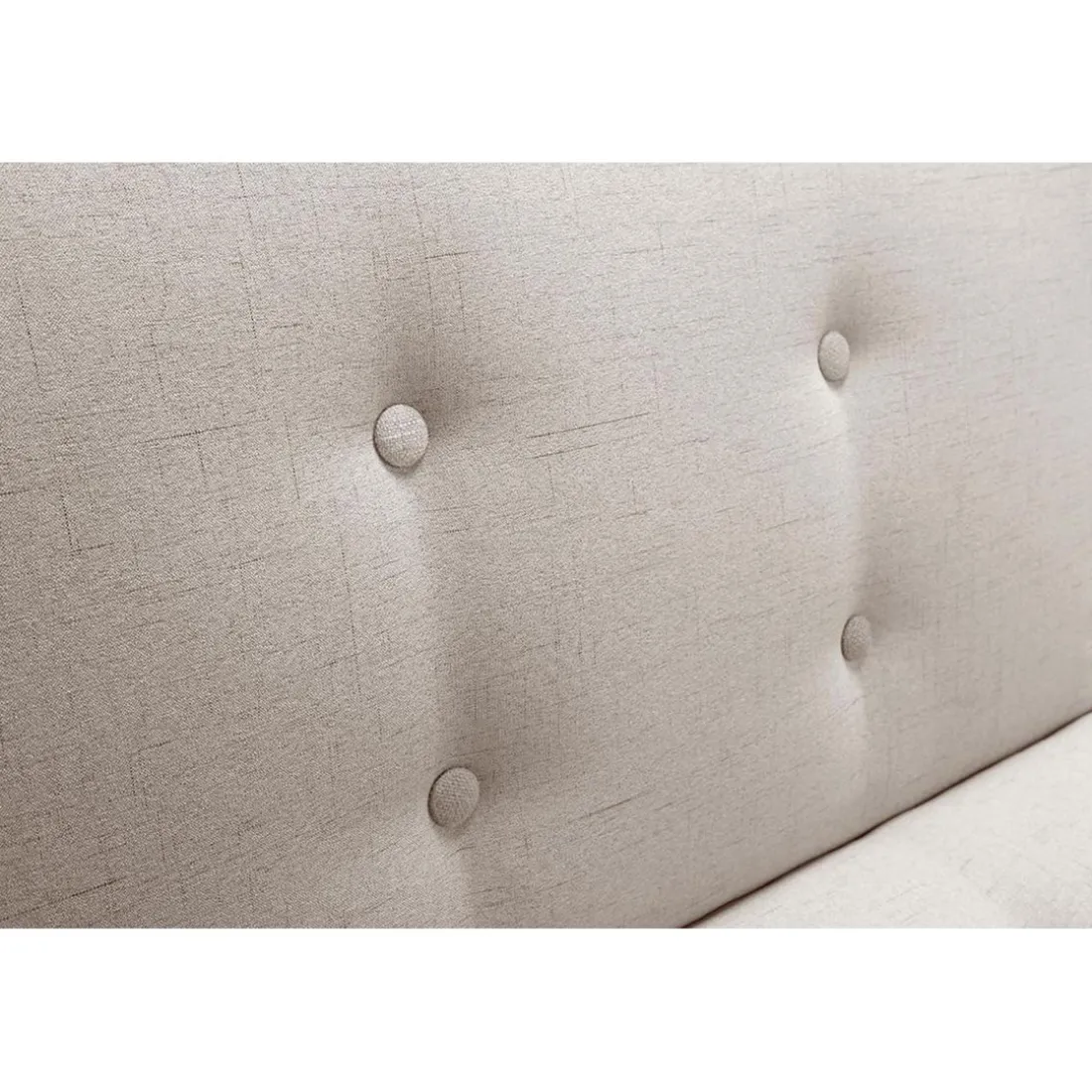 Canapé Convertible Tissu Beige AZING