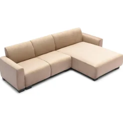 Canapé d'angle moderne Wallis Velours Taupe