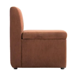 Canapé modulable VARDE design scandinave raffiné en velours avec mousse