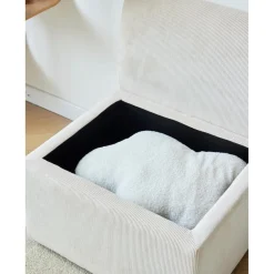 Canapé modulable VARDE design scandinave raffiné en velours côtelé avec mousse