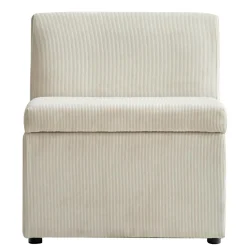 Canapé modulable VARDE design scandinave raffiné en velours côtelé avec mousse