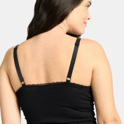 Caraco sans armatures - Noir en coton