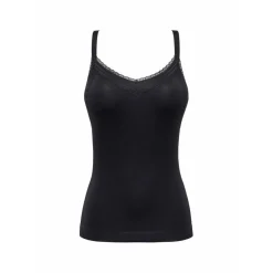 Caraco sans armatures - Noir en coton