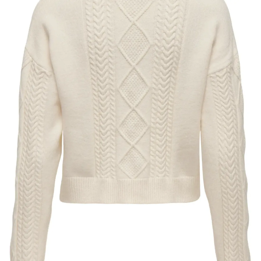 Cardigan Onlfias à noeud - Blanc cassé en viscose Eva