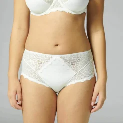 CARESSE Culotte taille haute Naturel