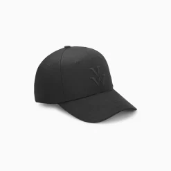 Casquette Clem noire à monogramme brodé