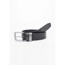 Ceinture en cuir SILAS noir Joel