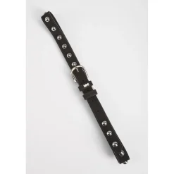Ceinture SABRI noir Ione en cuir