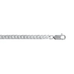 Chaine Gourmette femme 4mm Argent Maison de la Bijouterie Z0Y00450