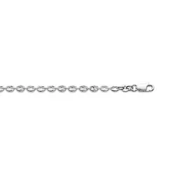 Chaine homme argent Grains de café 3,7 mm - ZZ40Z0