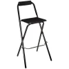 Chaise de Bar LOUNA Noir