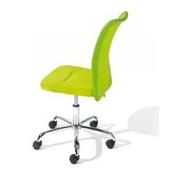 Chaise de bureau enfant à roulettes Vert DUTEL