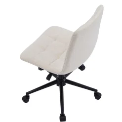 Chaise de Bureau Ergonomique Reglable Beige