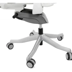 Chaise de bureau ergonomique tissu noir SALOO