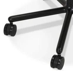 Chaise de bureau moderne 'MAGELLAN' noire sur roulettes