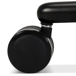 Chaise de bureau moderne 'MAGELLAN' noire sur roulettes