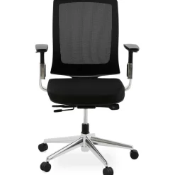 Chaise de bureau noire 65x68x111 cm BSIMONE