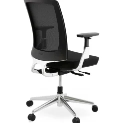 Chaise de bureau noire 65x68x111 cm BSIMONE