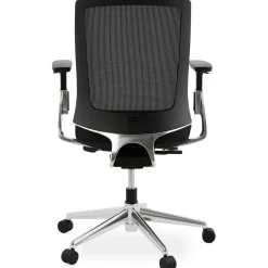 Chaise de bureau noire 65x68x111 cm BSIMONE