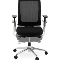 Chaise de bureau noire 65x68x111 cm BSIMONE