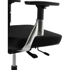 Chaise de bureau noire 65x68x111 cm BSIMONE